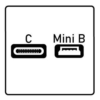 Stecker C auf Stecker Mini B (5-Pin)
