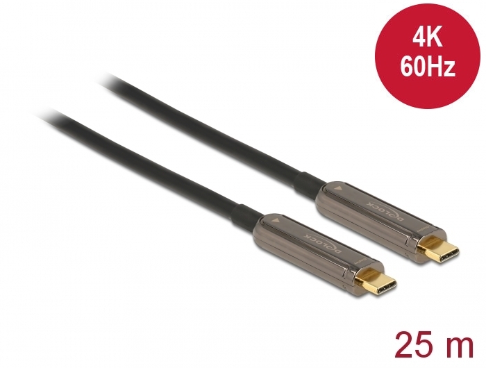 Aktives Optisches USB-C™ Video Kabel 4K 60 Hz 25 m