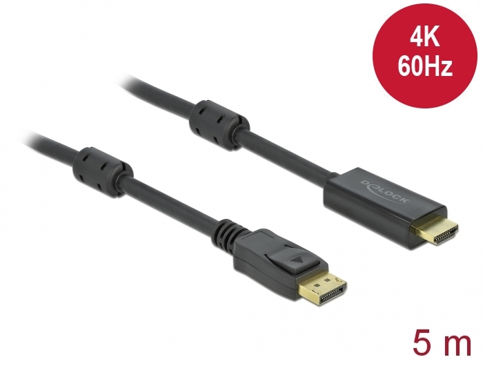 Aktives DisplayPort 1.2 zu HDMI Kabel 4K 60 Hz 5 m