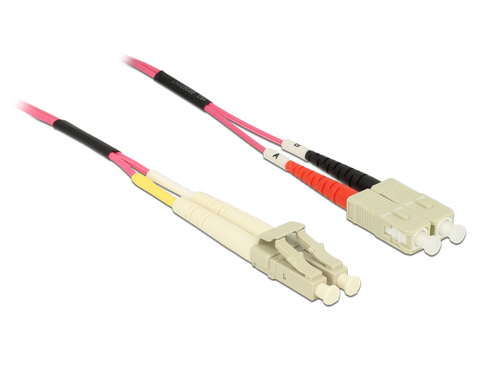 Kabel Lichtwellenleiter LC / SC Multimode OM4, 2m