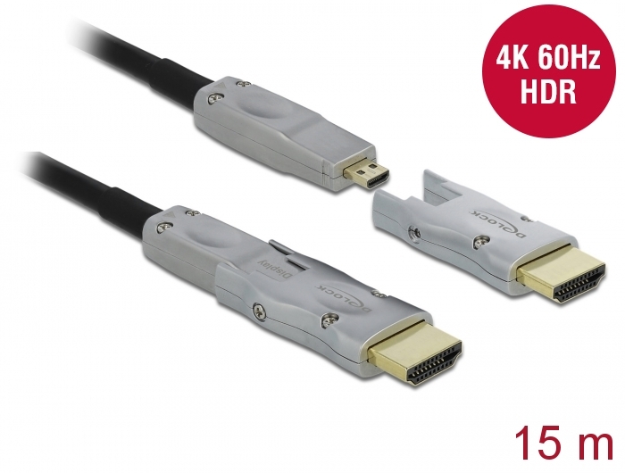 Aktives Optisches Kabel HDMI 4K 60 Hz 15 m
