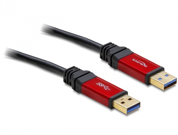 Anschlusskabel USB 3.0 Stecker A an Stecker A, 5m, Premium