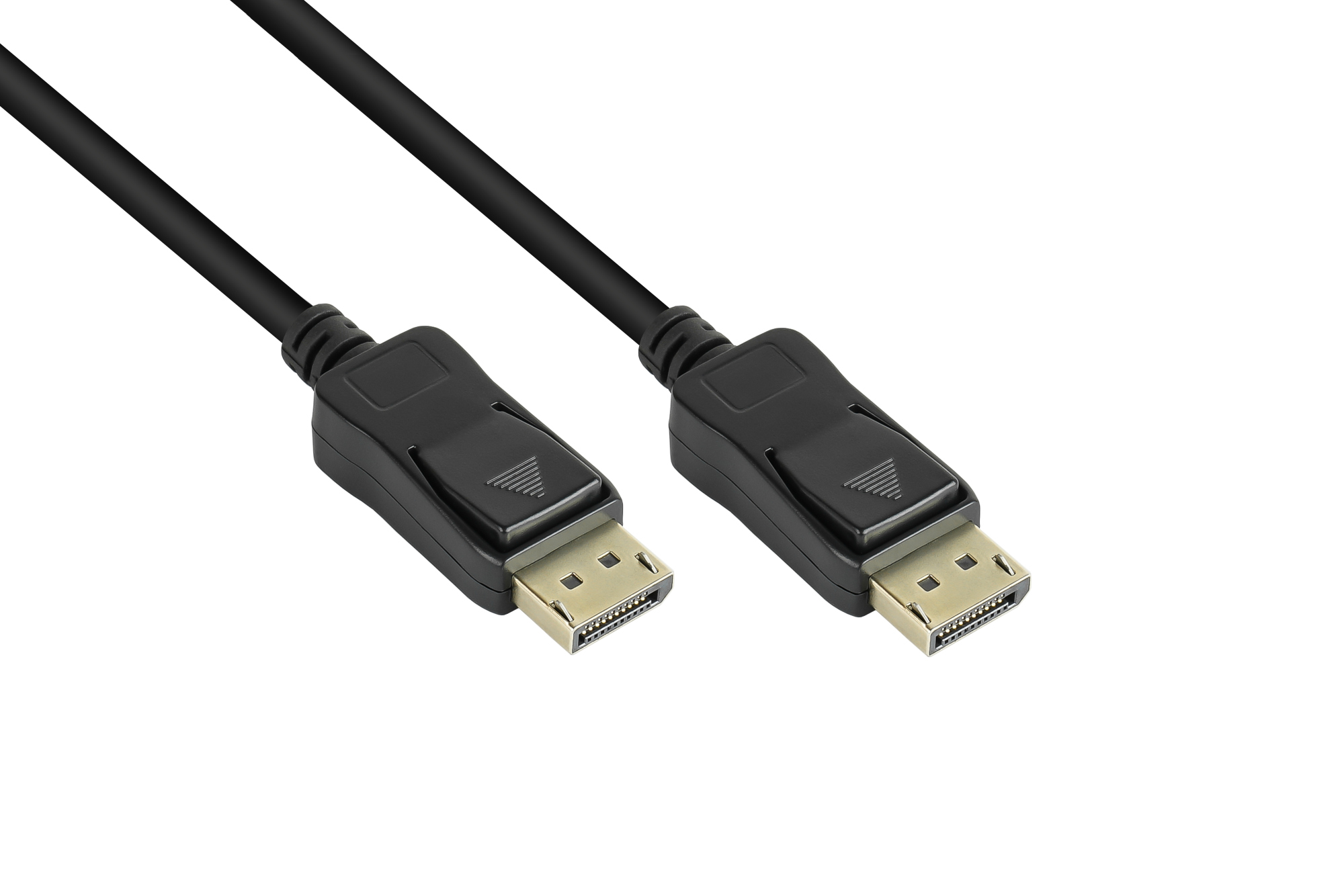 Anschlusskabel DisplayPort 1.2, 4K / UHD @60Hz, OFC, schwarz, 1m
