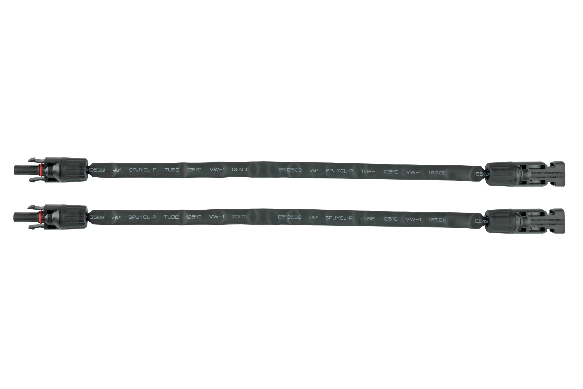 kabelmeister® Solar-Fensterdurchführung MC4 kompatibel, paarweise, schwarz, flexible Länge: 30 cm