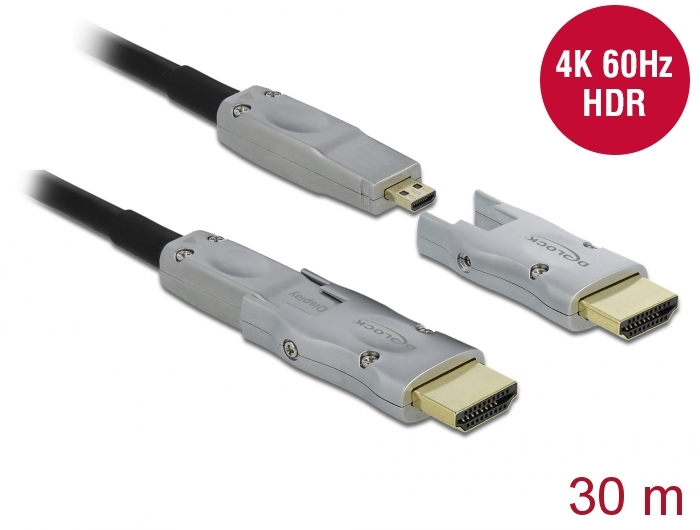 Aktives Optisches Kabel HDMI 4K 60 Hz 30 m
