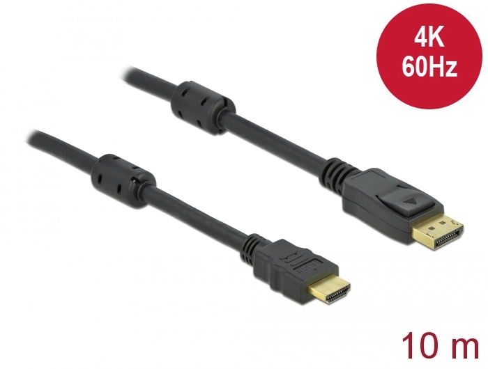 Aktives DisplayPort 1.2 zu HDMI Kabel 4K 60 Hz 10 m