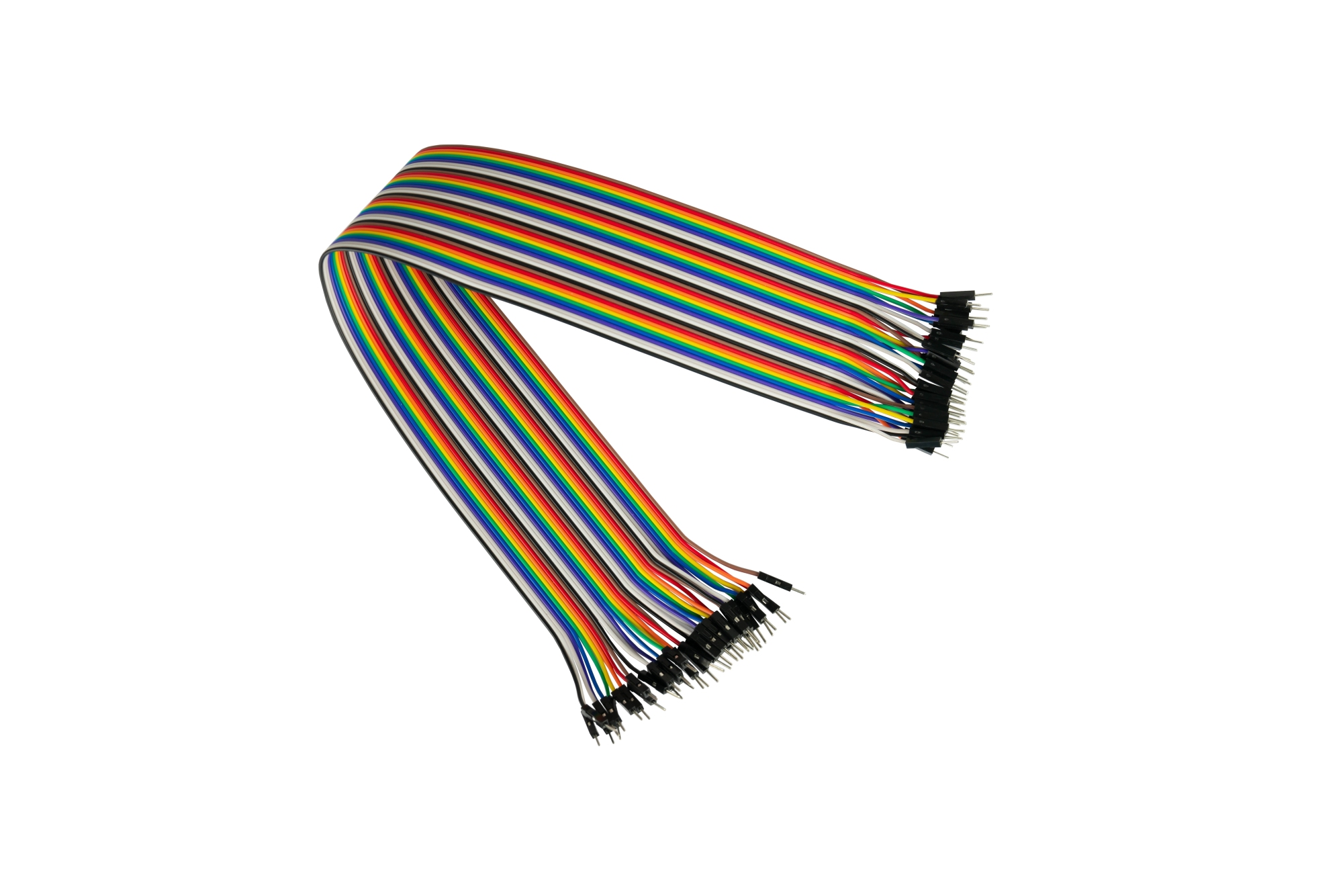 Jumper Wire 40-Pin trennbare Adern für Arduino, Raspberry Pi etc., Stecker an Stecker, AWG28, 20cm