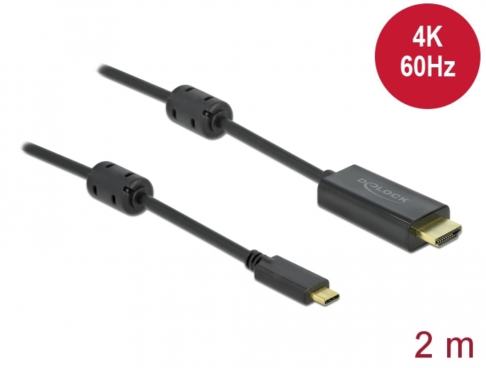 Aktives USB Type-C™ zu HDMI Kabel (DP Alt Mode) 4K 60 Hz 2 m