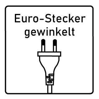 Euro-Stecker (Typ C) - gerade
