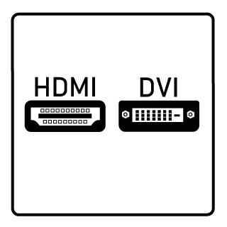 HDMI  DVI