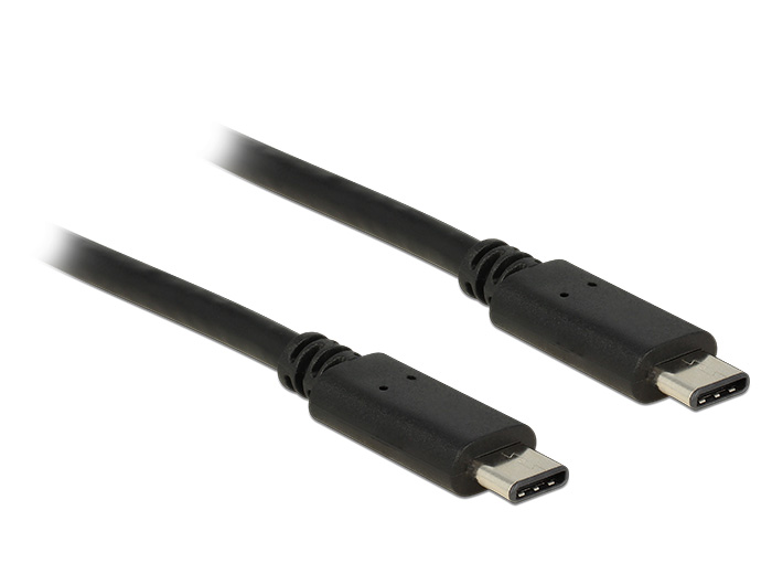 Kabel USB Type-C™ 2.0 Stecker an USB Type-C™ 2.0 Stecker 1 m schwarz