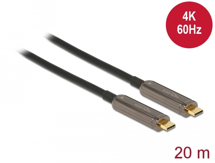 Aktives Optisches USB-C™ Video Kabel 4K 60 Hz 20 m